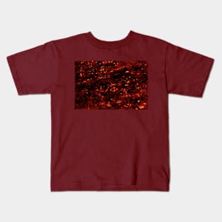 Hot Lava Background Kids T-Shirt